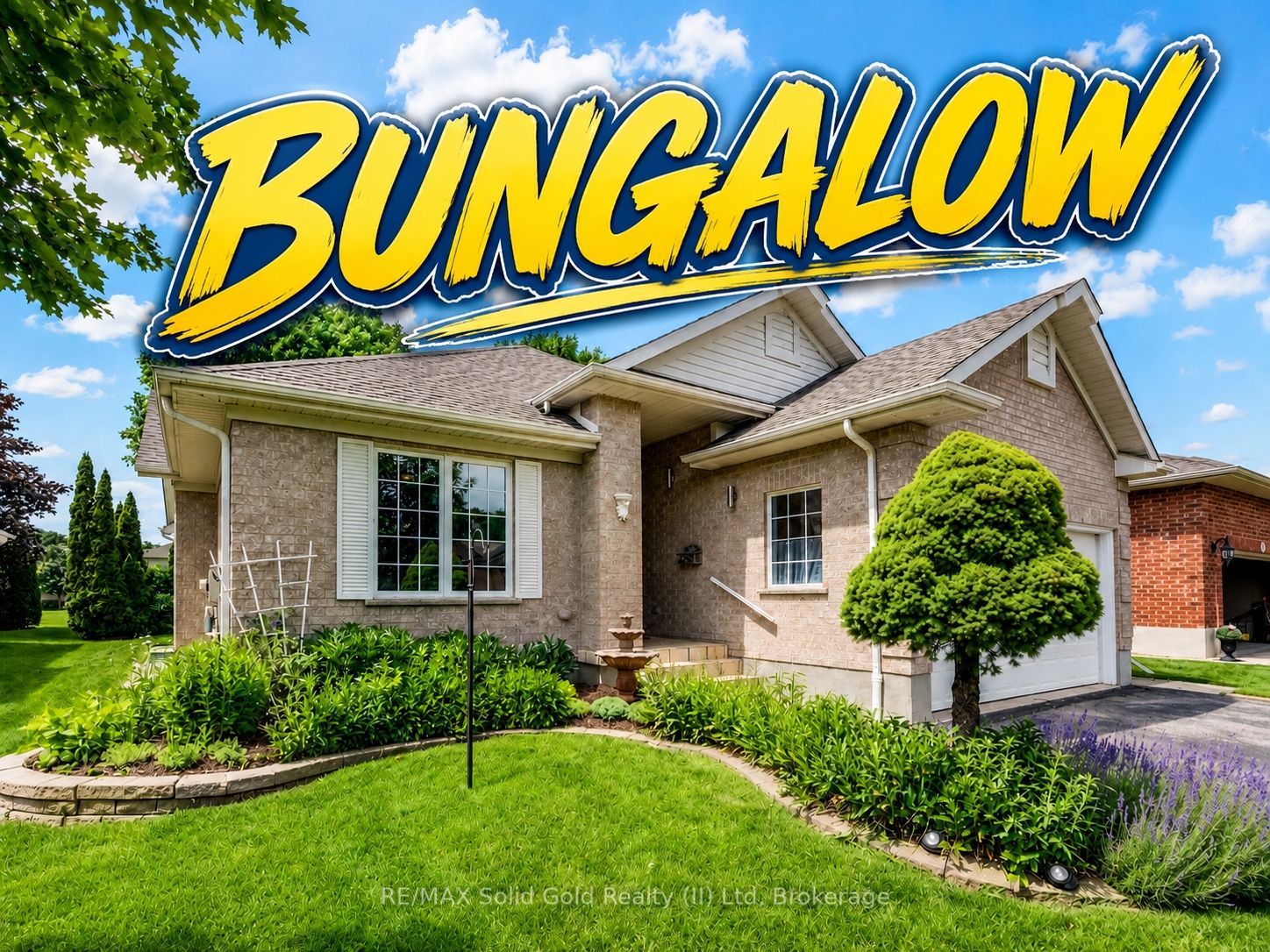 Nice curb appeal with irrigation system.