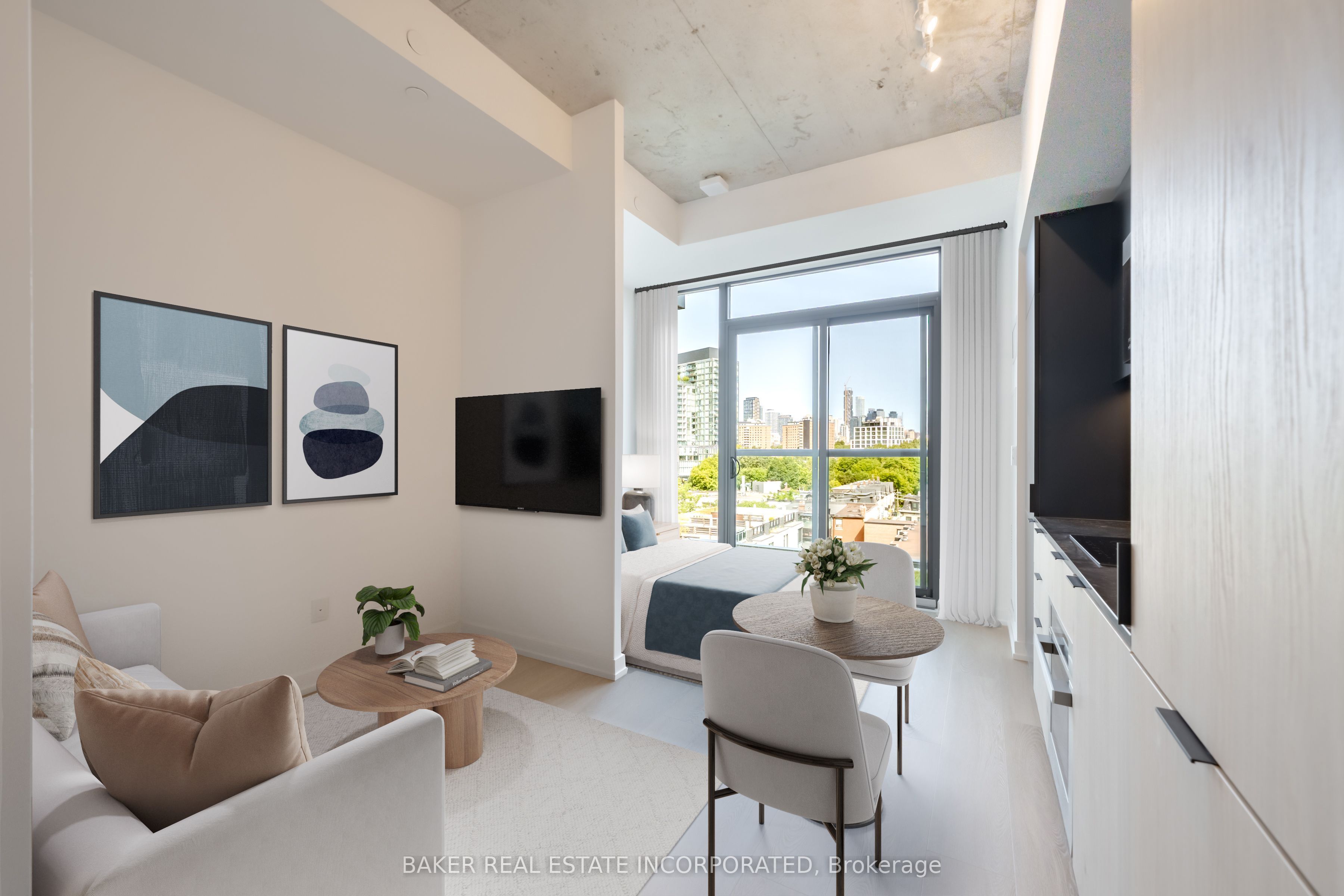 Virtually Staged Living Room